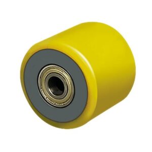 ролик 80*70мм желтый
